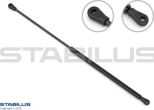 STABILUS 024339 - Ammortizzatore pneumatico, Cofano motore autozon.pro