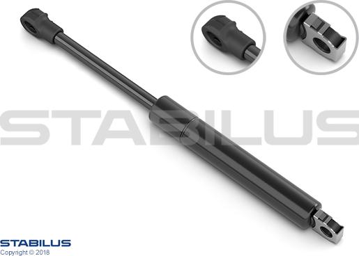 STABILUS 2616BK - Ammortizatore pneumatico, Cofano bagagli / vano carico autozon.pro