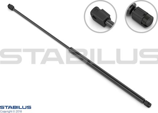 STABILUS 166623 - Ammortizzatore pneumatico,Lunotto posteriore autozon.pro