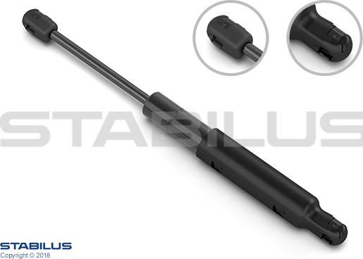 STABILUS 3474XK - Ammortizzatore pneumatico, Cofano motore autozon.pro