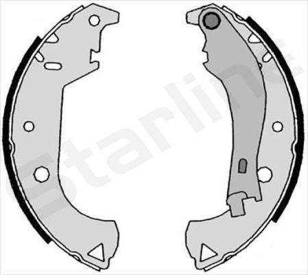 Starline BC 07810 - Kit ganasce freno autozon.pro