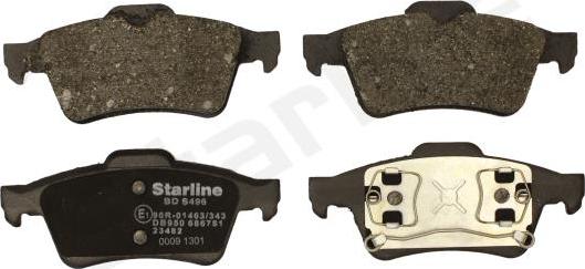 Starline BD S829P - Kit pastiglie freno, Freno a disco autozon.pro