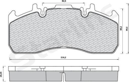 Starline BD T023 - Kit pastiglie freno, Freno a disco autozon.pro