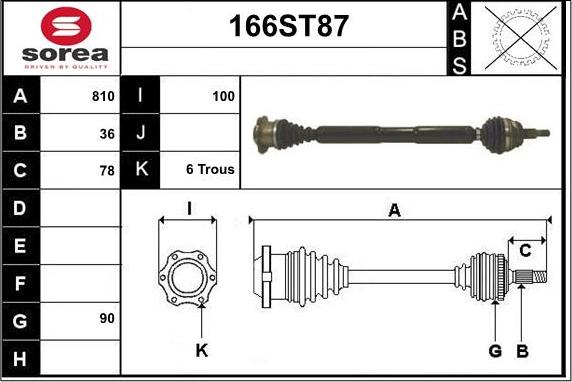 General Ricambi SE3079 - Albero motore / Semiasse autozon.pro