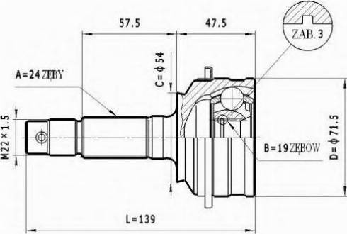 Statim C.406 - Kit giunti, Semiasse autozon.pro