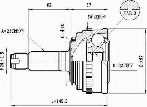 Statim C.424 - Kit giunti, Semiasse autozon.pro