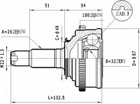 Statim C.428 - Kit giunti, Semiasse autozon.pro