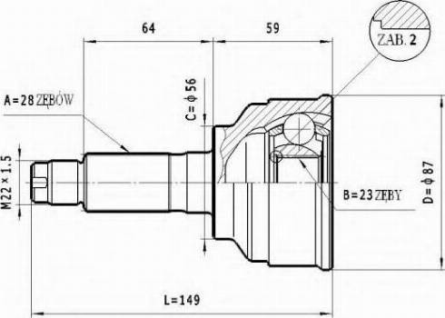 Statim C.474 - Kit giunti, Semiasse autozon.pro