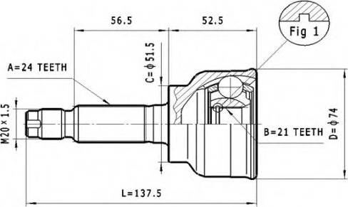 Statim C.475 - Kit giunti, Semiasse autozon.pro