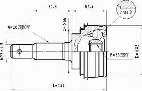 Statim C.594 - Kit giunti, Semiasse autozon.pro