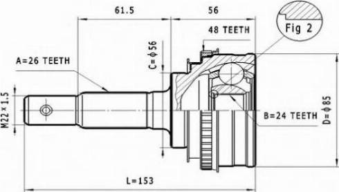 Statim C.567 - Kit giunti, Semiasse autozon.pro