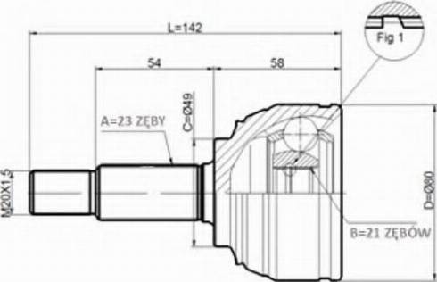 Statim C.534 - Kit giunti, Semiasse autozon.pro