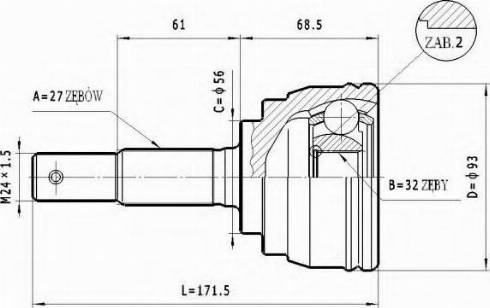 Statim C.531 - Kit giunti, Semiasse autozon.pro