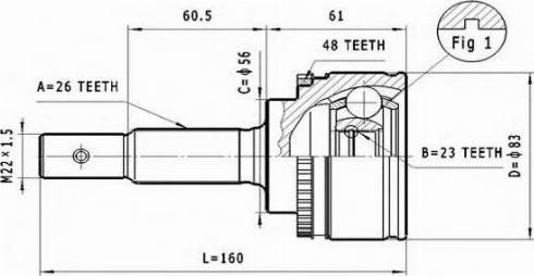 Statim C.573 - Kit giunti, Semiasse autozon.pro