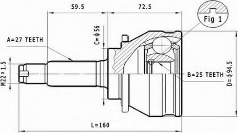 Statim C.604 - Kit giunti, Semiasse autozon.pro