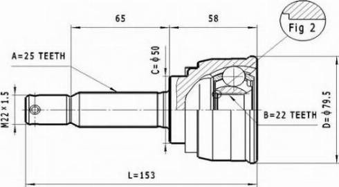 Statim C.622 - Kit giunti, Semiasse autozon.pro