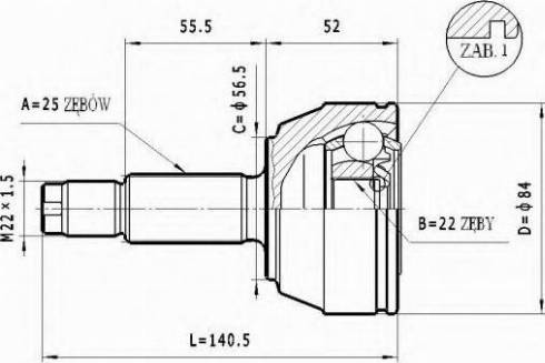 Statim C.196 - Kit giunti, Semiasse autozon.pro