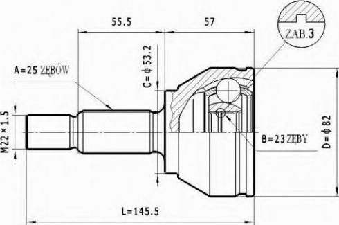 Statim C.191 - Kit giunti, Semiasse autozon.pro