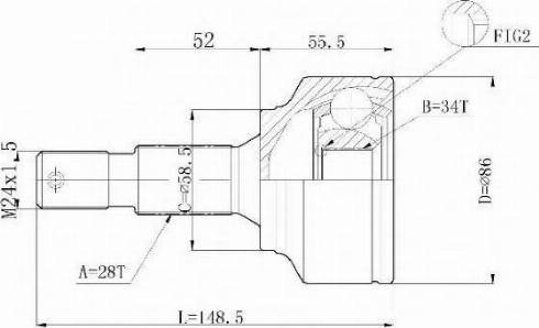 Statim C.103 - Kit giunti, Semiasse autozon.pro