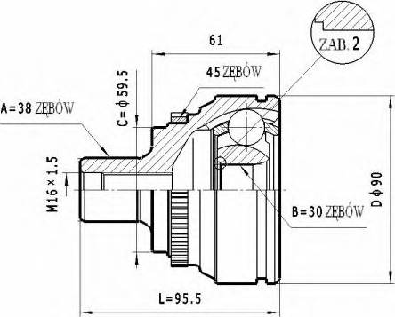 Statim C.340 - Kit giunti, Semiasse autozon.pro