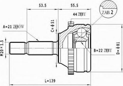 Statim C.362 - Kit giunti, Semiasse autozon.pro