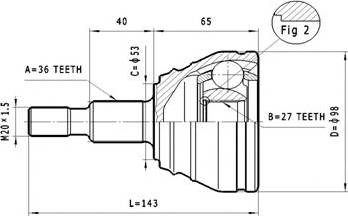 Statim C.310 - Kit giunti, Semiasse autozon.pro