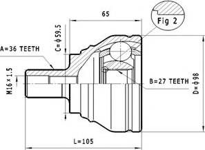 Statim C.324 - Kit giunti, Semiasse autozon.pro