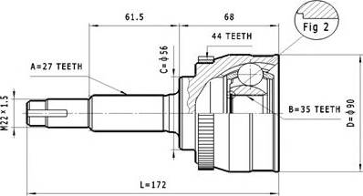 Statim C.320 - Kit giunti, Semiasse autozon.pro