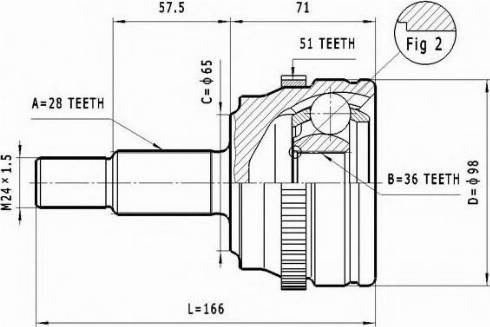 Statim C.372 - Kit giunti, Semiasse autozon.pro