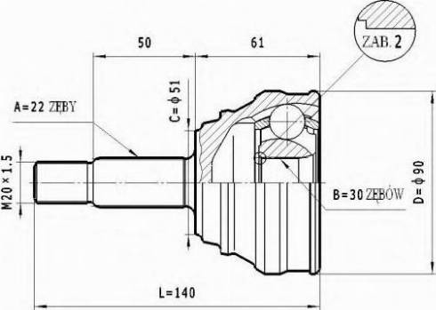 Statim C.293 - Kit giunti, Semiasse autozon.pro