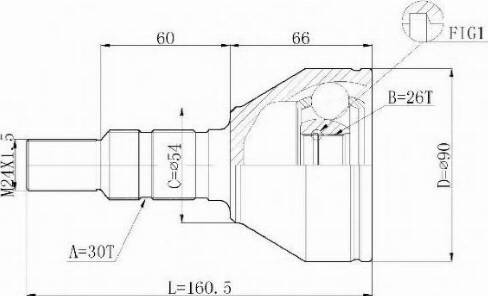 Statim C.243 - Kit giunti, Semiasse autozon.pro