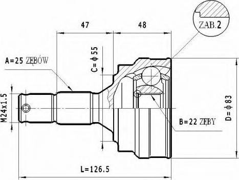 Statim C.263 - Kit giunti, Semiasse autozon.pro