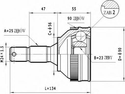 Statim C.267 - Kit giunti, Semiasse autozon.pro