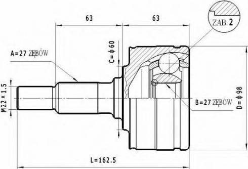 Statim C.218 - Kit giunti, Semiasse autozon.pro