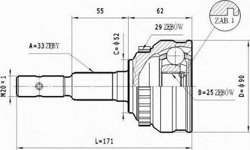 Statim C.224 - Kit giunti, Semiasse autozon.pro