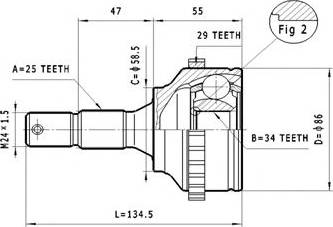 Statim C.279 - Kit giunti, Semiasse autozon.pro