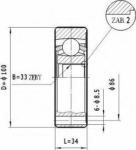 Statim CW.045 - Kit giunti, Semiasse autozon.pro