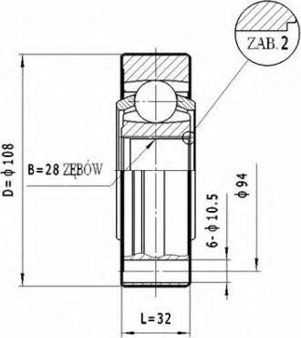 Statim CW.043 - Kit giunti, Semiasse autozon.pro