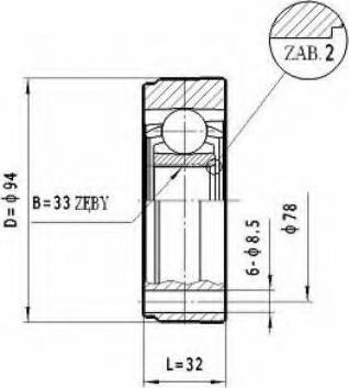 Statim CW.051 - Kit giunti, Semiasse autozon.pro