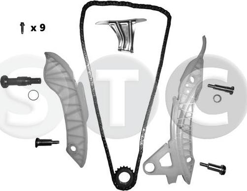 STC T406179 - Kit catena distribuzione autozon.pro