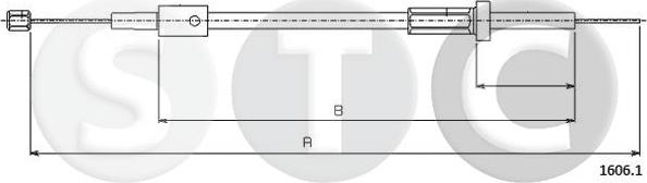 STC T481597 - Cavo comando cofano motore autozon.pro