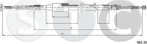 STC T481313 - Cavo comando, Freno stazionamento autozon.pro