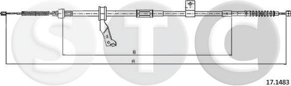 STC T483527 - Cavo comando, Freno stazionamento autozon.pro