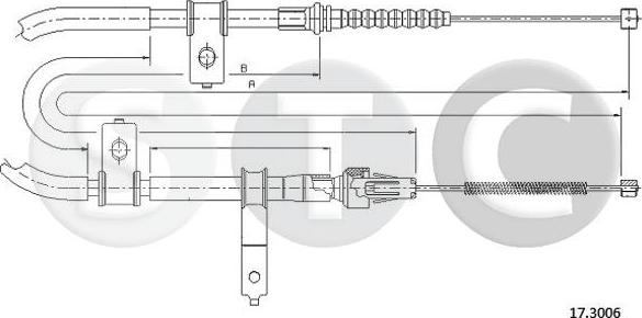 STC T483869 - Cavo comando, Freno stazionamento autozon.pro