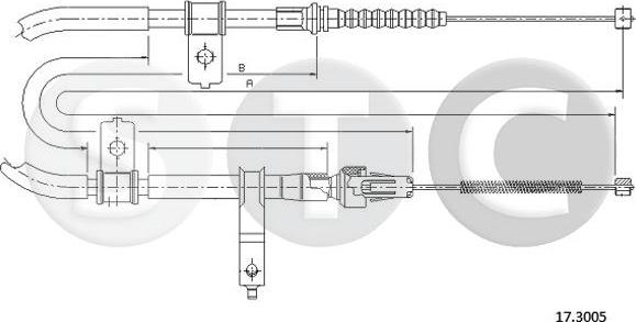 STC T483868 - Cavo comando, Freno stazionamento autozon.pro