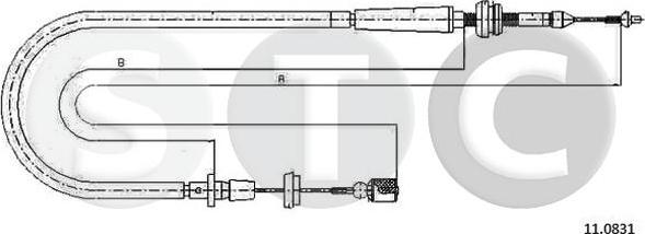 STC T483832 - Cavo acceleratore autozon.pro