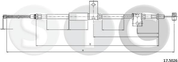 STC T483349 - Cavo comando, Freno stazionamento autozon.pro