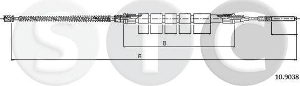 STC T483290 - Cavo comando, Freno stazionamento autozon.pro