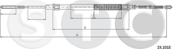 STC T483246 - Cavo comando, Freno stazionamento autozon.pro