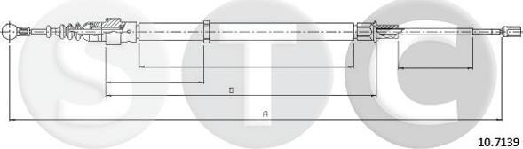 STC T483251 - Cavo comando, Freno stazionamento autozon.pro